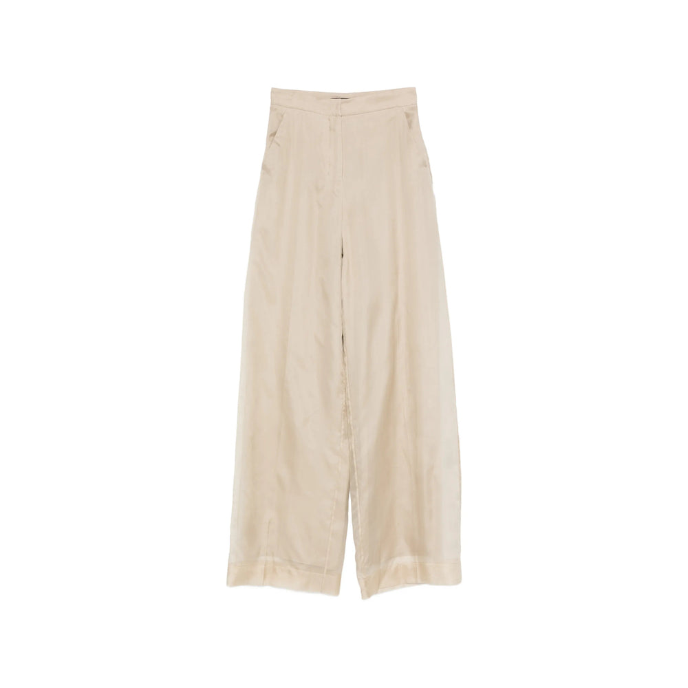 Max Mara Pianoforte Neutrals Trousers - Straight Trousers Women MAX MARA