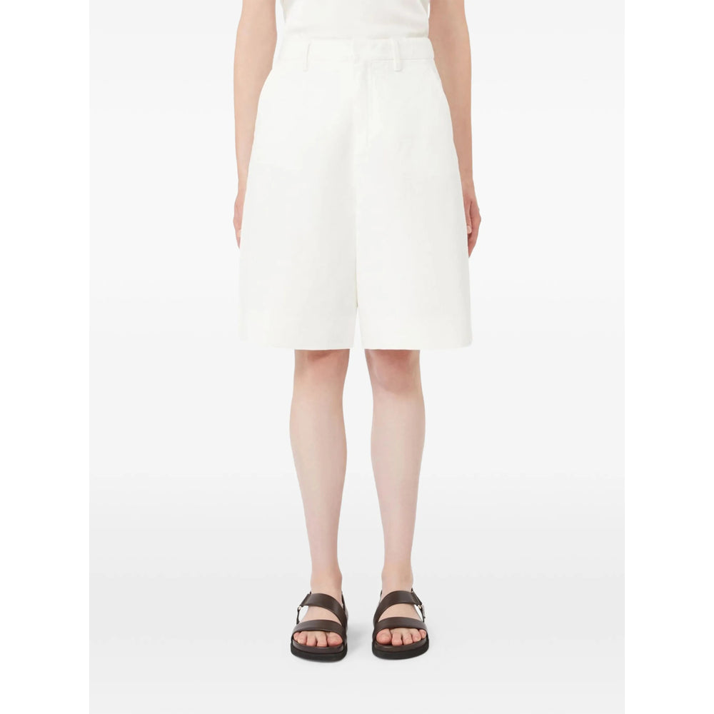 'S Max Mara White Shorts - Knee-Length Shorts Women S MAX MARA