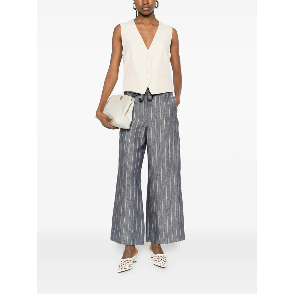 'S Max Mara Blue Trousers - Straight Trousers Women S MAX MARA
