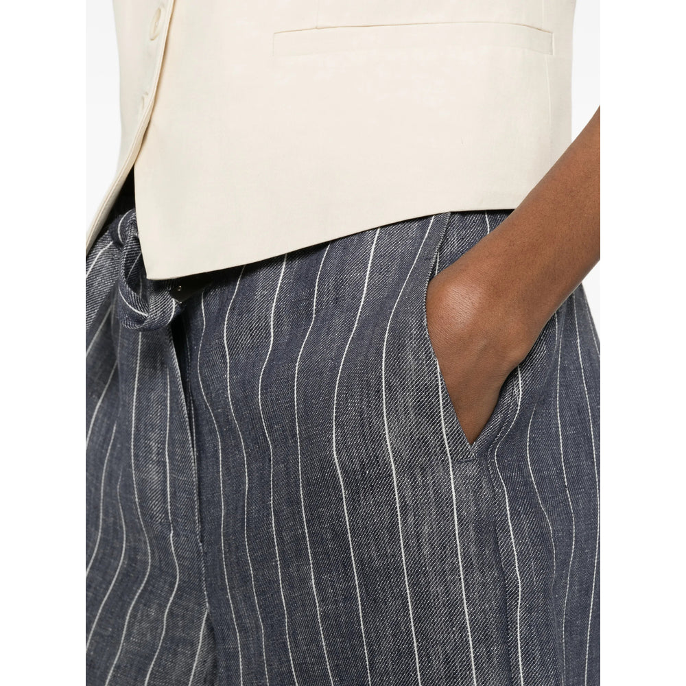 'S Max Mara Blue Trousers - Straight Trousers Women S MAX MARA