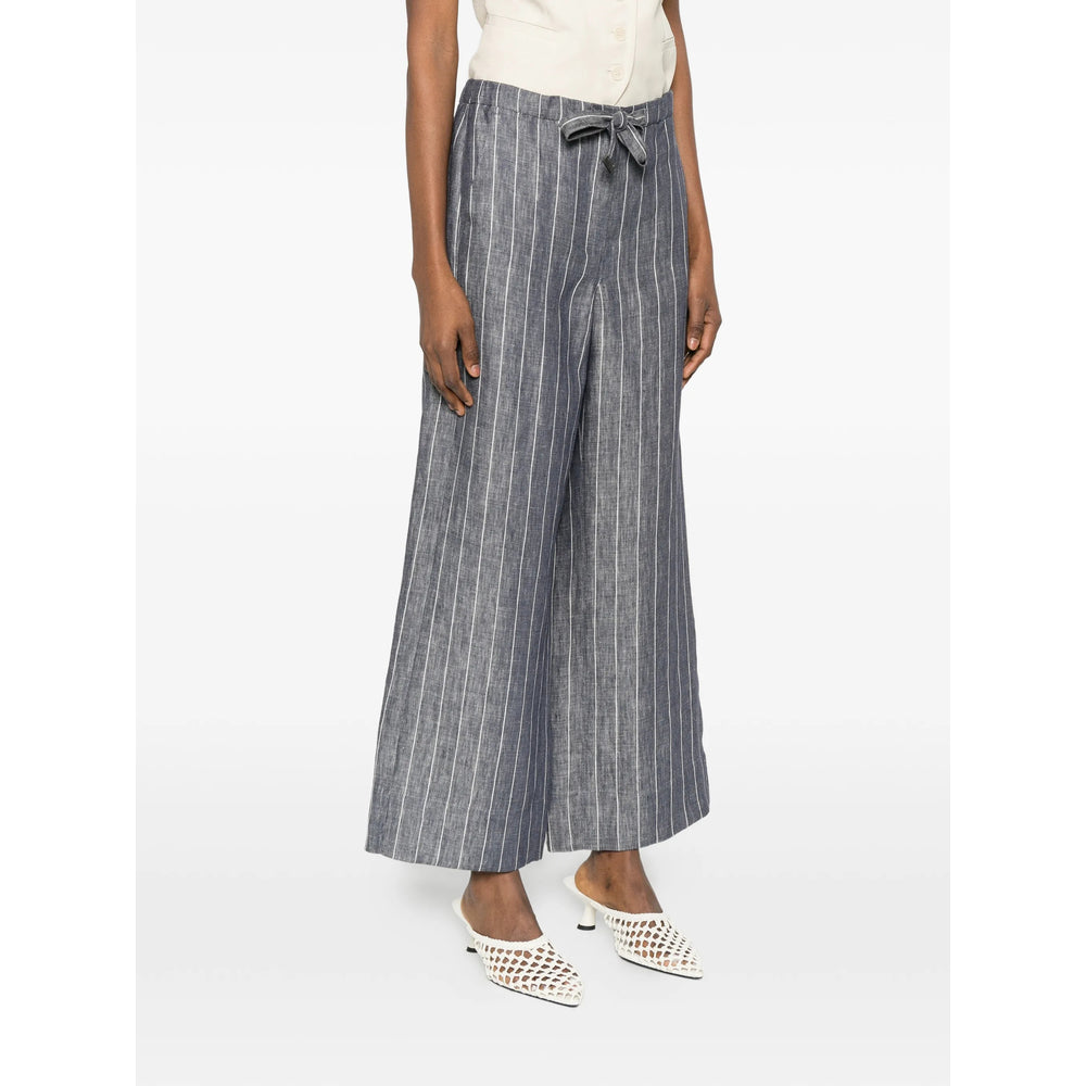 'S Max Mara Blue Trousers - Straight Trousers Women S MAX MARA