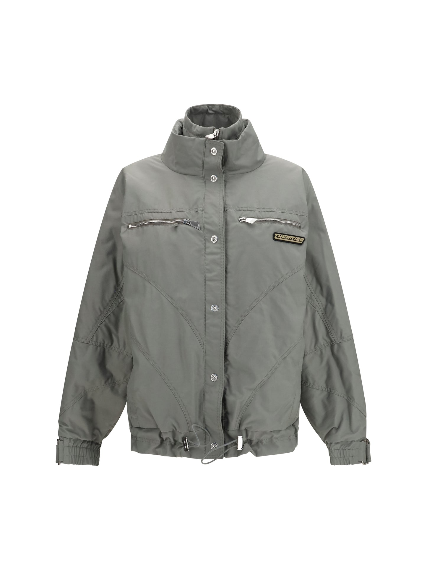 The Attico Women High-Neck Bomber With Zips THE ATTICO
