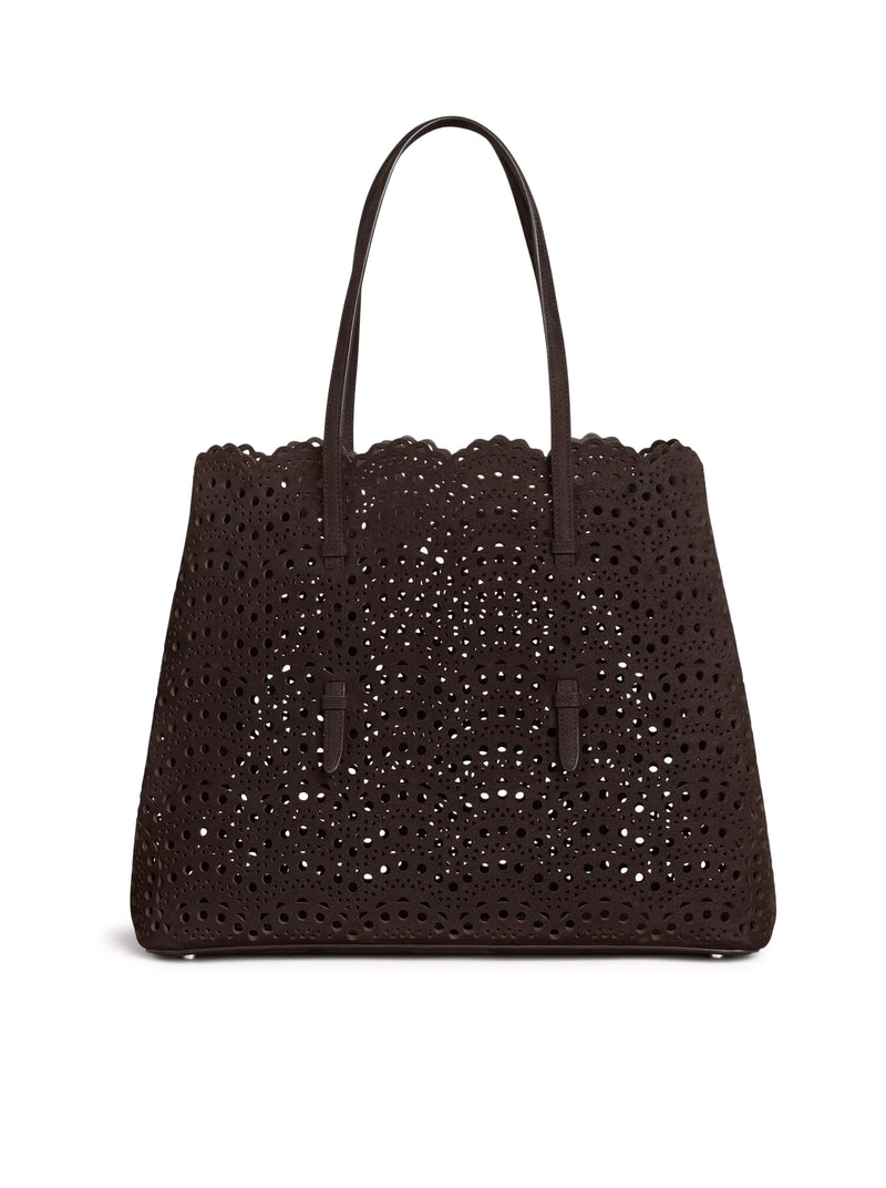 Alaia Women Mina 37 Suede Bag ALAIA