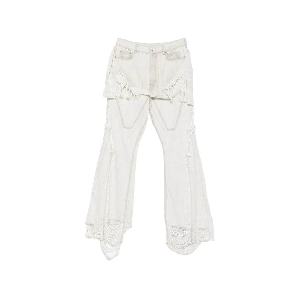 Rick Owens Drkshdw White Denim - Wide-Leg Jeans Men RICK OWENS