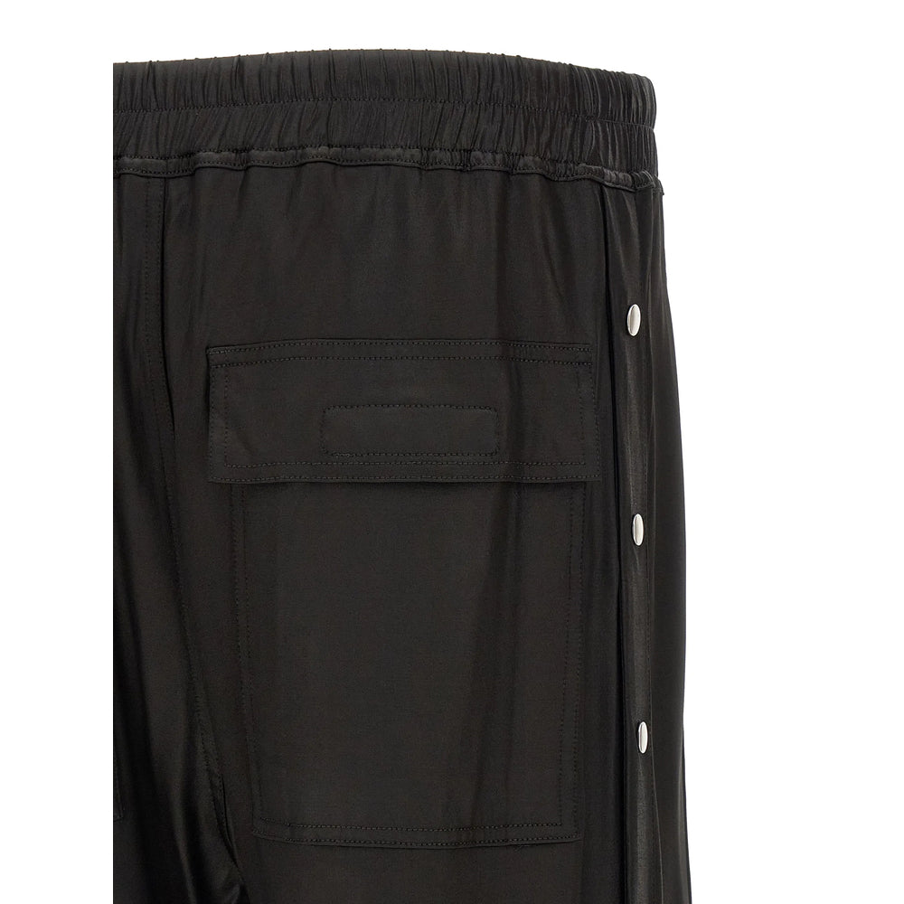 Rick Owens Drkshdw Black Trousers - Wide-Leg Trousers Men RICK OWENS