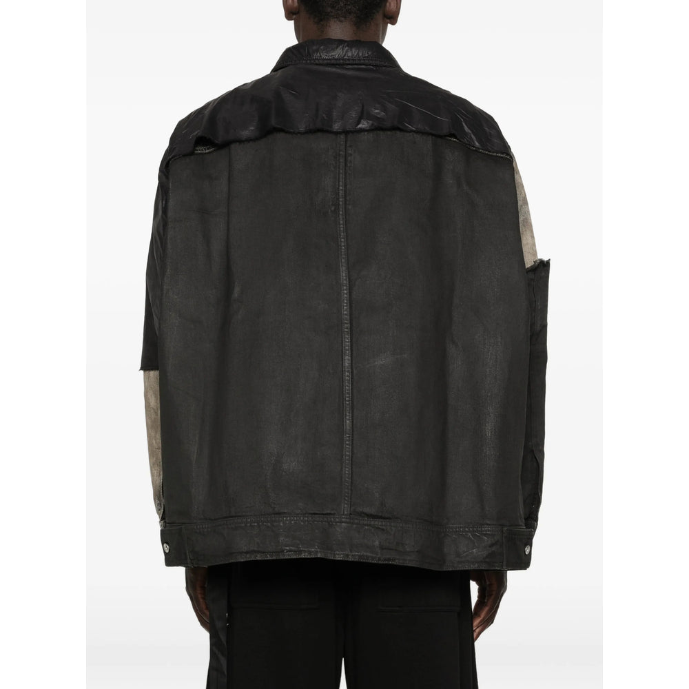 Rick Owens Drkshdw Black Jackets - Shirt Jackets Men RICK OWENS