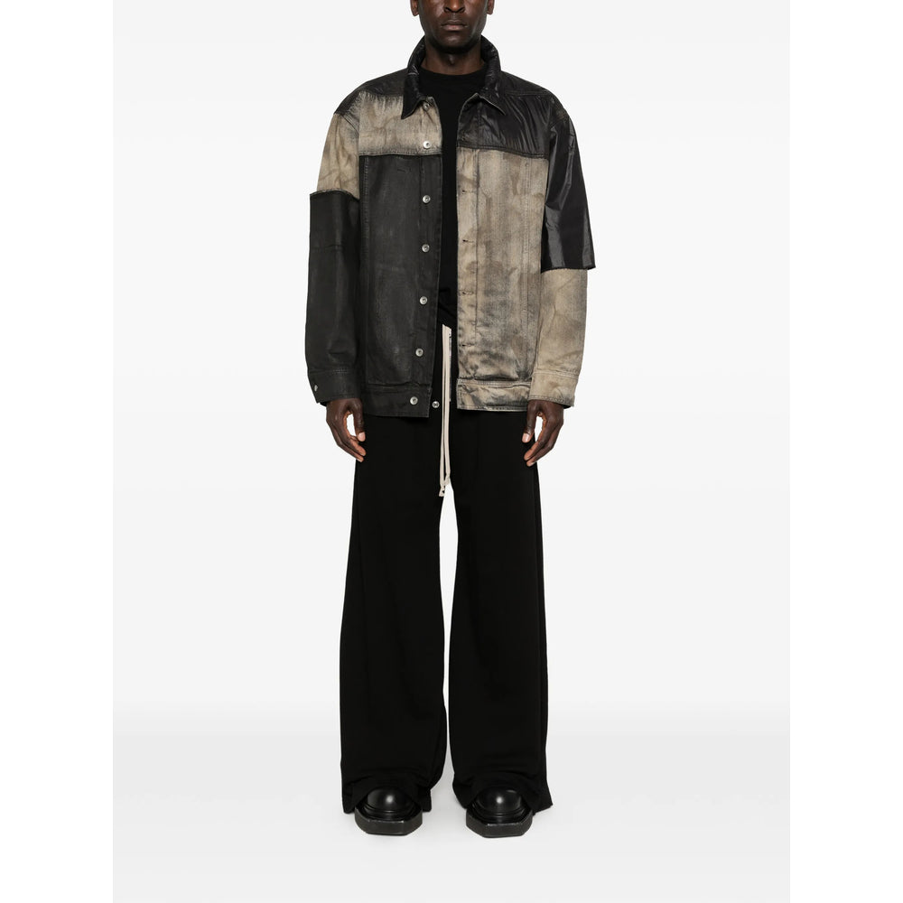 Rick Owens Drkshdw Black Jackets - Shirt Jackets Men RICK OWENS