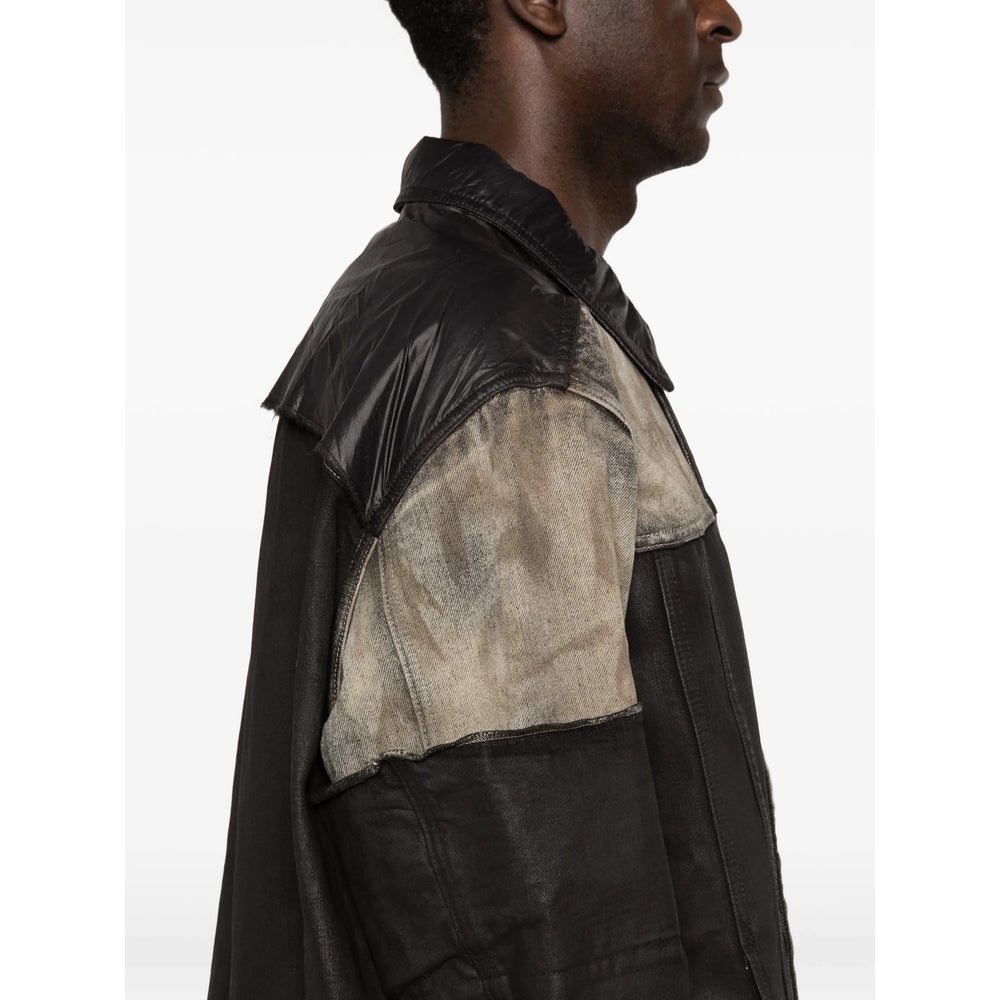 Rick Owens Drkshdw Black Jackets - Shirt Jackets Men RICK OWENS