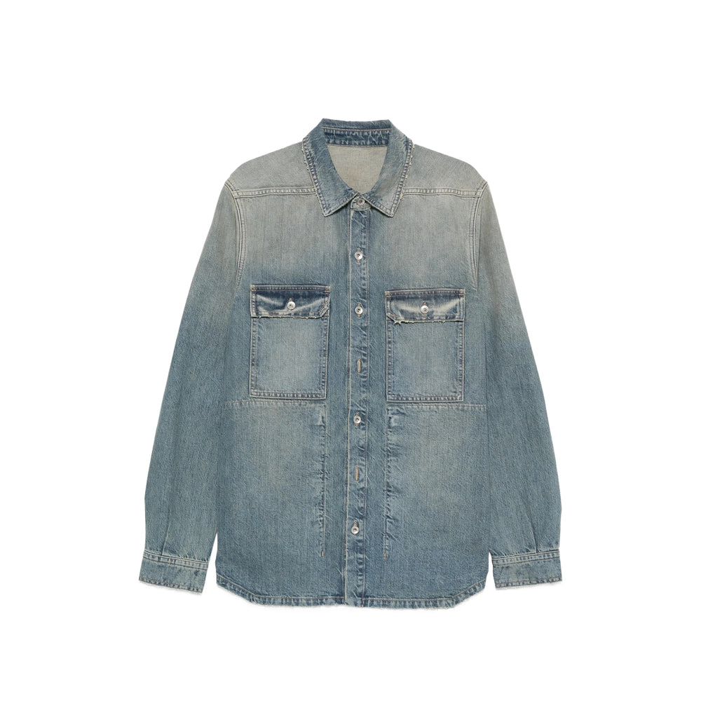 Rick Owens Drkshdw Blue Jackets - Denim Jackets Men RICK OWENS