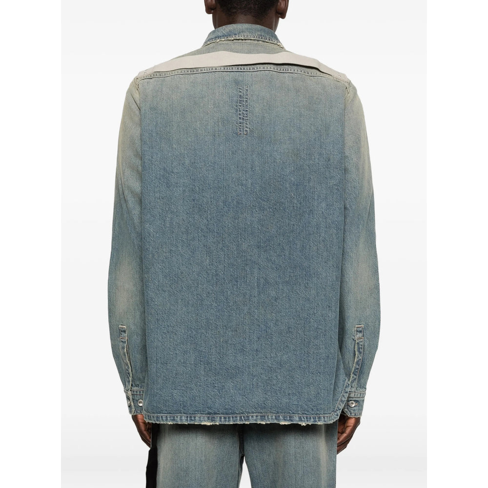 Rick Owens Drkshdw Blue Jackets - Denim Jackets Men RICK OWENS