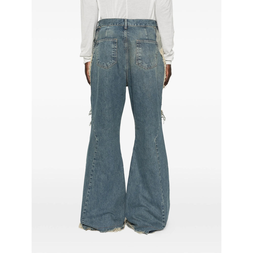 Rick Owens Drkshdw Blue Denim - Bootcut Jeans Men RICK OWENS