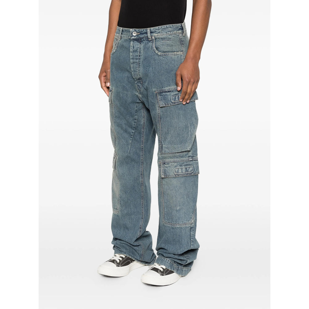 Rick Owens Drkshdw Blue Denim - Loose-Fit Jeans Men RICK OWENS