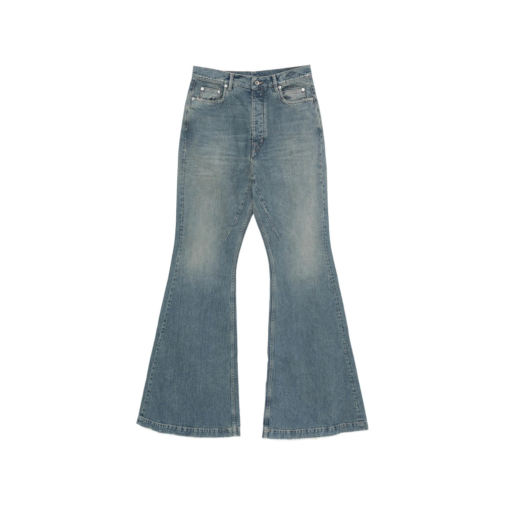 Rick Owens Drkshdw Blue Denim - Wide-Leg Jeans Men RICK OWENS