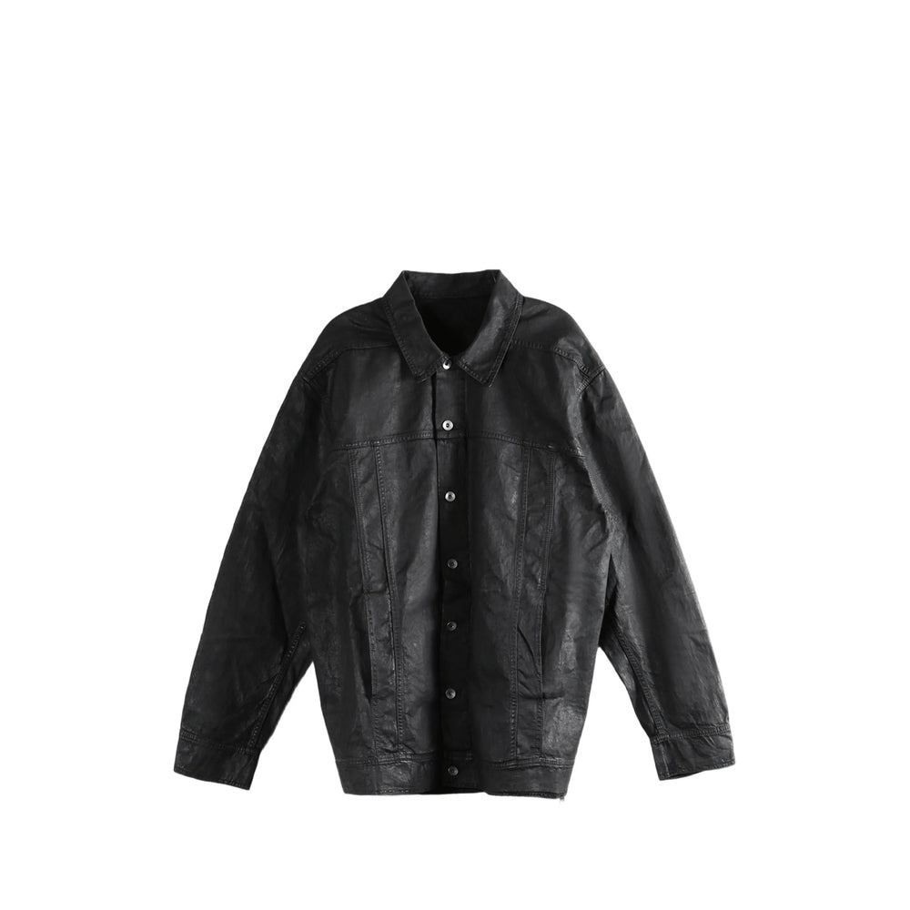 Rick Owens Drkshdw Black Jackets - Shirt Jackets Men RICK OWENS