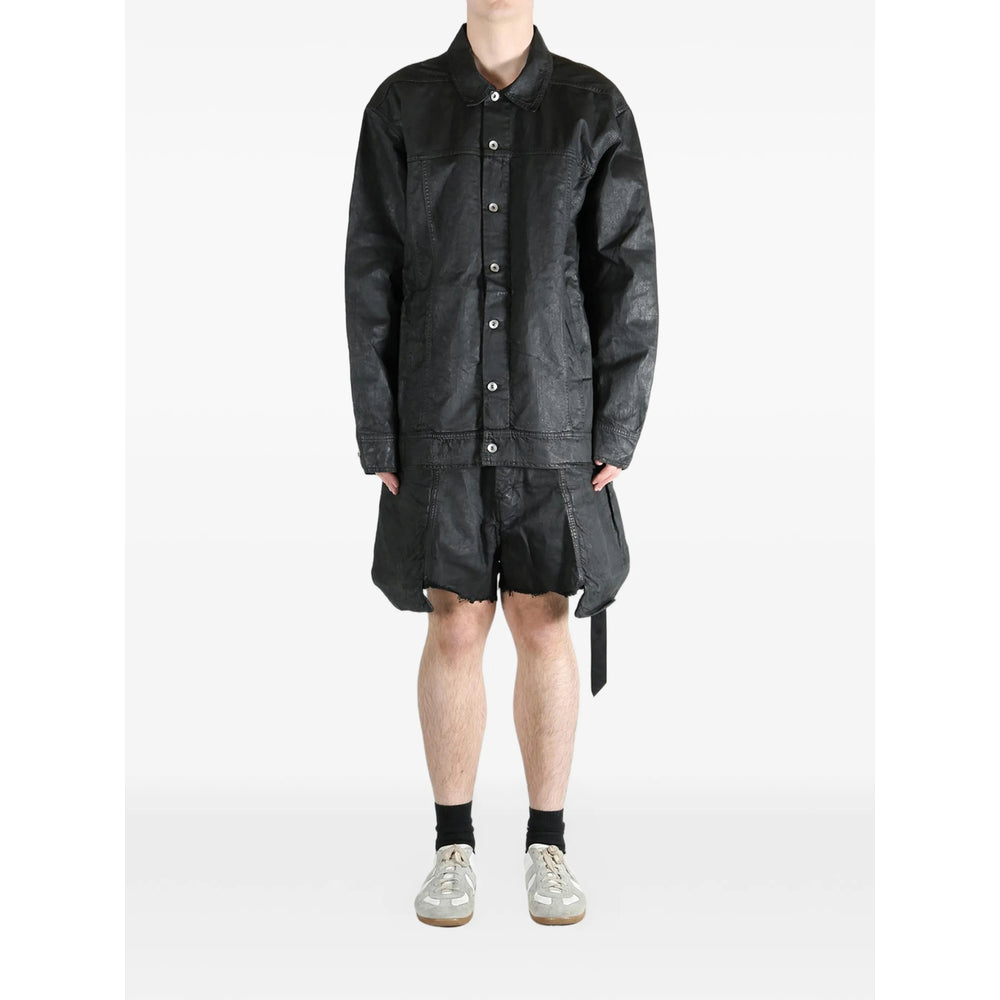 Rick Owens Drkshdw Black Jackets - Shirt Jackets Men RICK OWENS