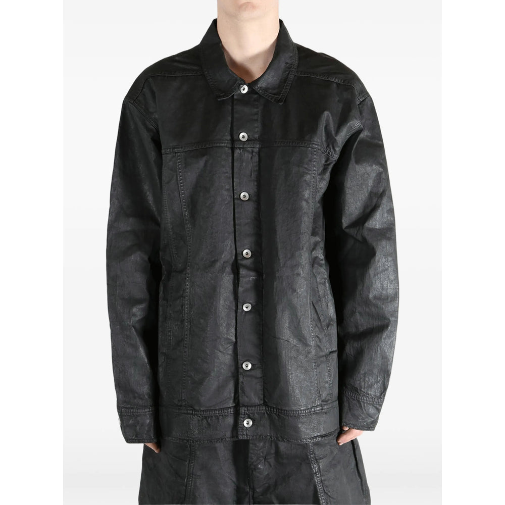 Rick Owens Drkshdw Black Jackets - Shirt Jackets Men RICK OWENS