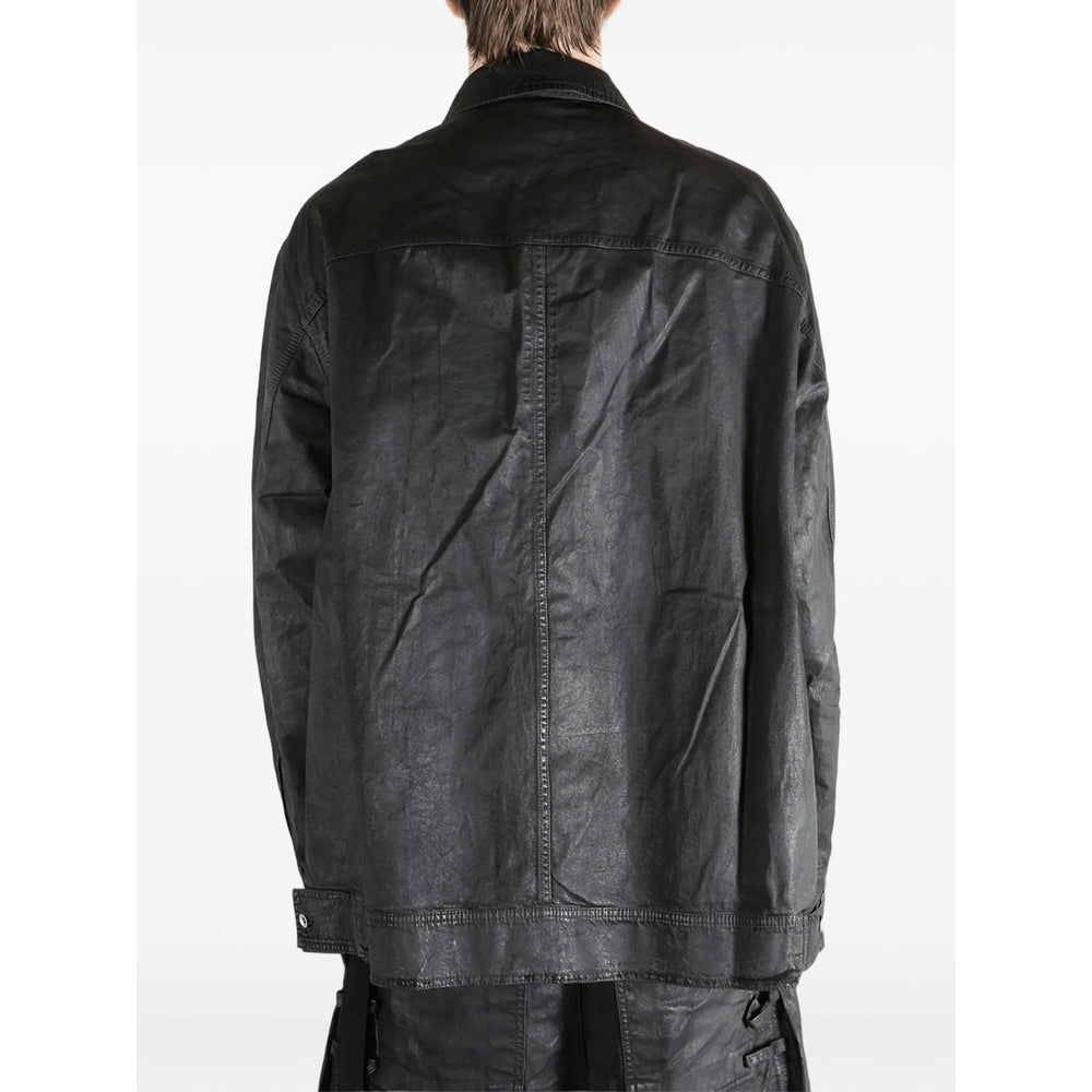 Rick Owens Drkshdw Black Jackets - Shirt Jackets Men RICK OWENS