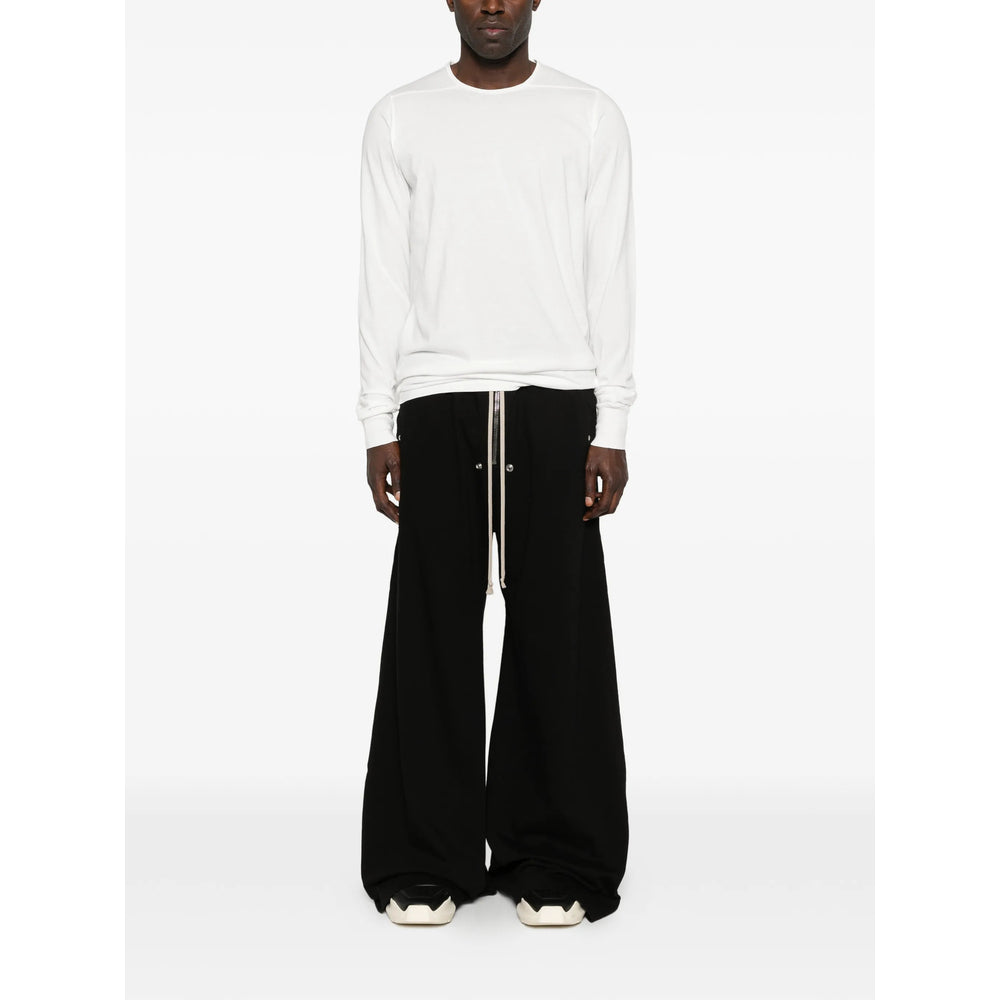 Rick Owens Drkshdw Black Trousers - Wide-Leg Trousers Men RICK OWENS