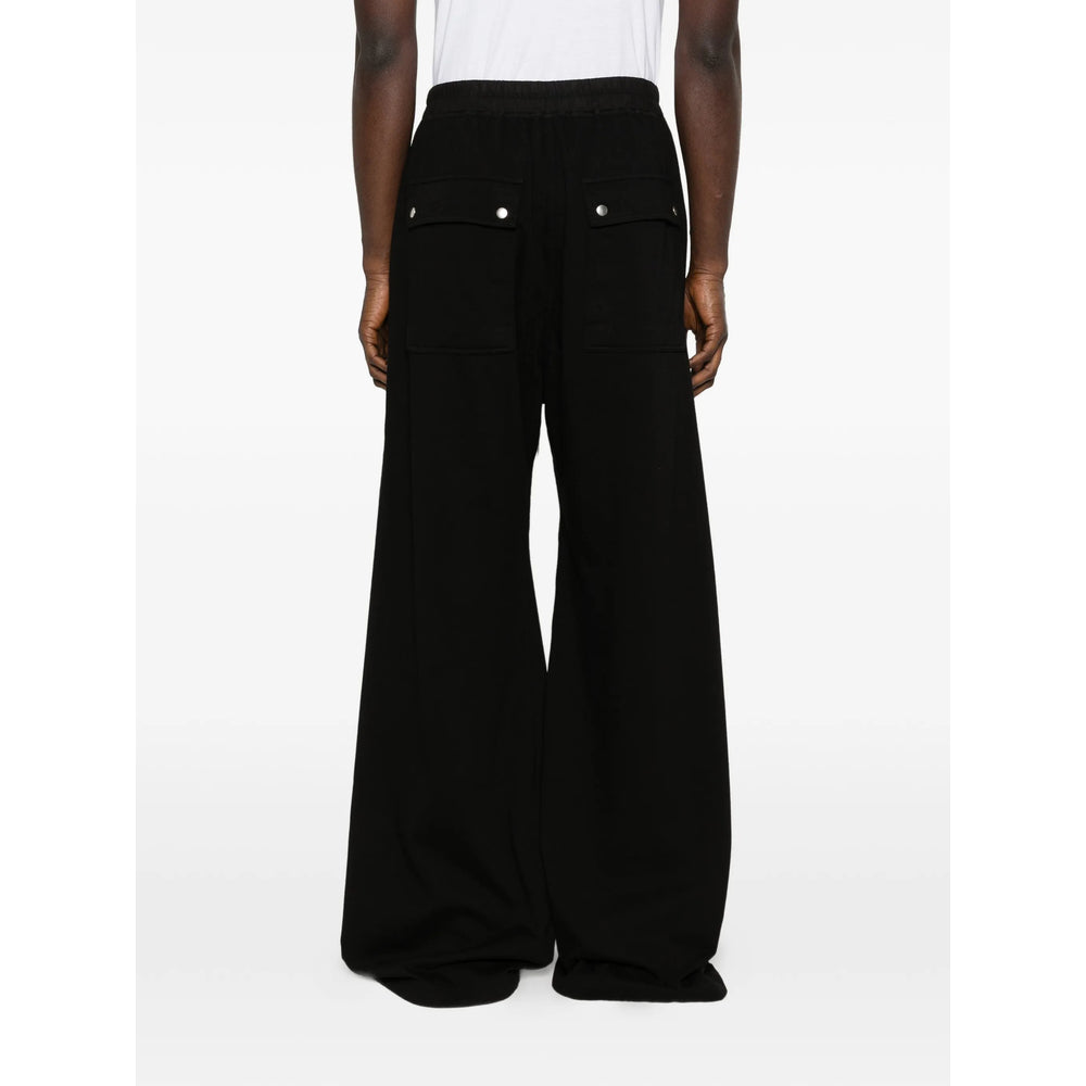 Rick Owens Drkshdw Black Trousers - Wide-Leg Trousers Men RICK OWENS
