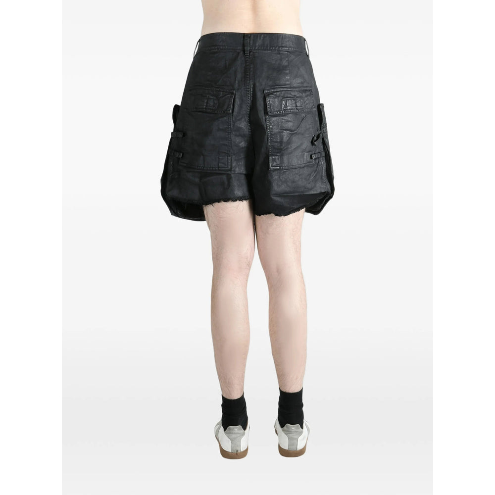 Rick Owens Drkshdw Black Shorts - Cargo Shorts Men RICK OWENS