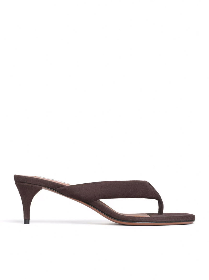 Alaia Women Suede Heel Sandals ALAIA