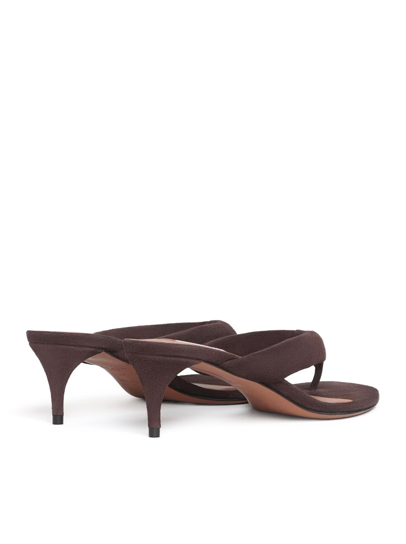Alaia Women Suede Heel Sandals ALAIA
