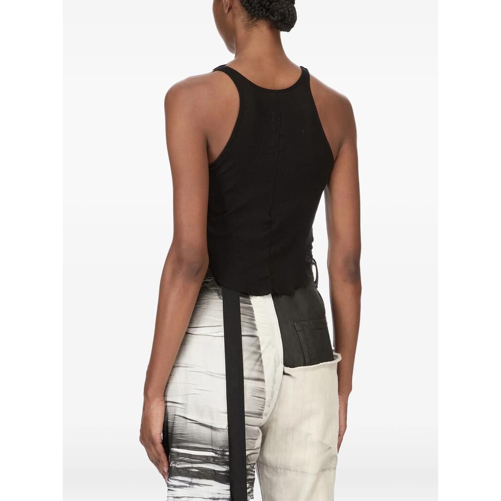 Rick Owens Drkshdw Black Tops - Vests & Tank Tops Women RICK OWENS