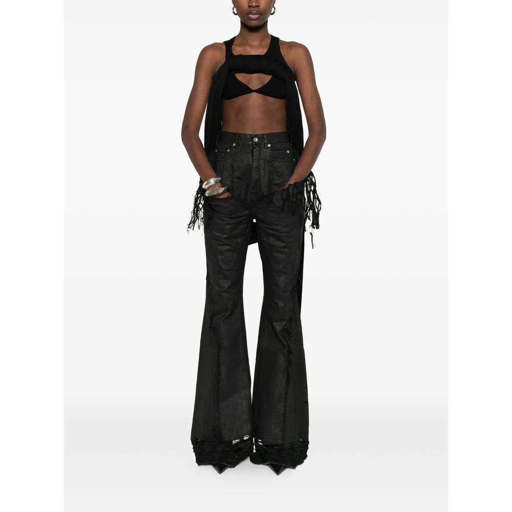 Rick Owens Drkshdw Black Tops - Vests & Tank Tops Women RICK OWENS