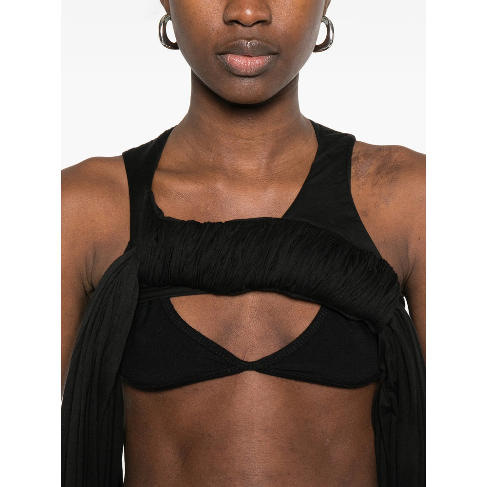 Rick Owens Drkshdw Black Tops - Vests & Tank Tops Women RICK OWENS