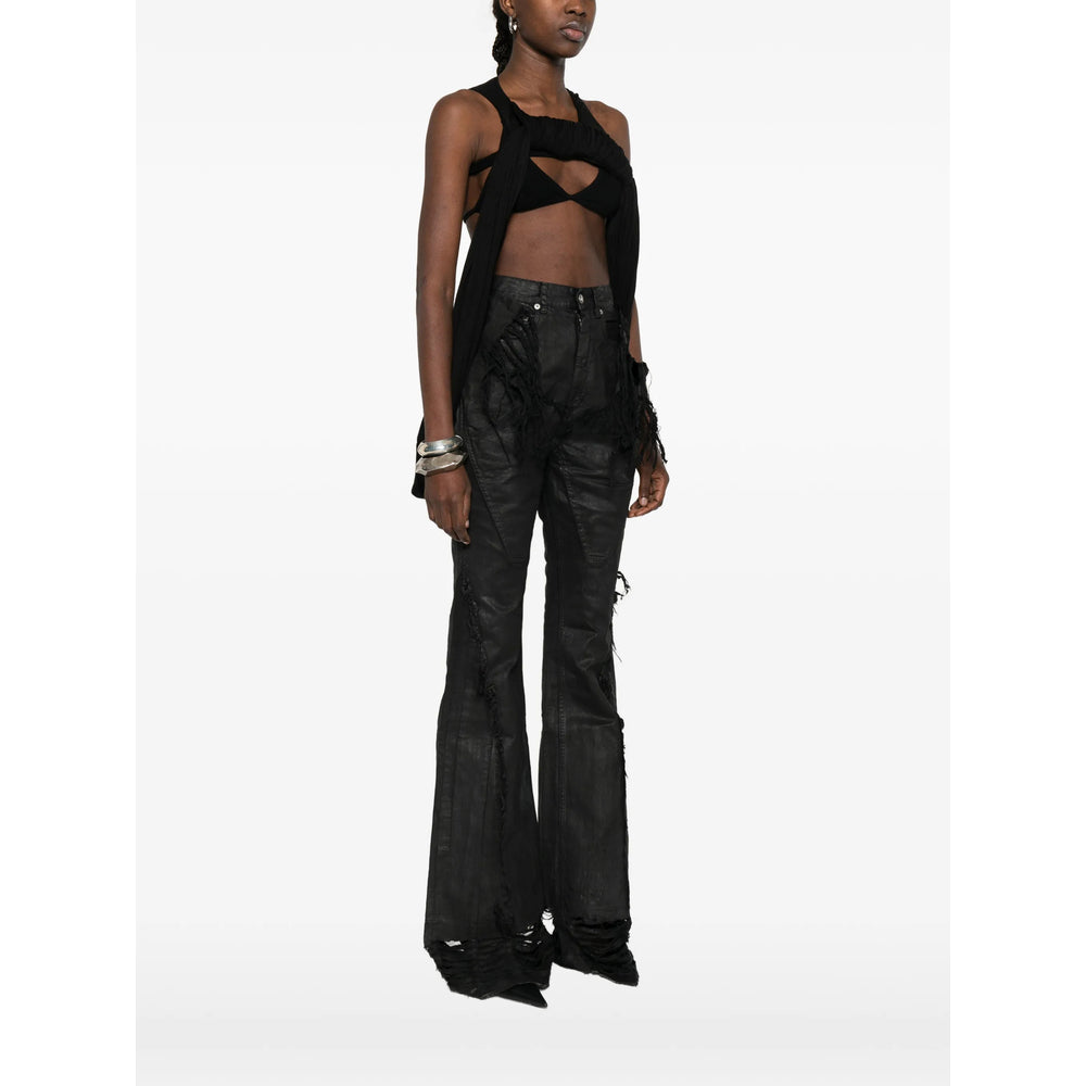 Rick Owens Drkshdw Black Tops - Vests & Tank Tops Women RICK OWENS