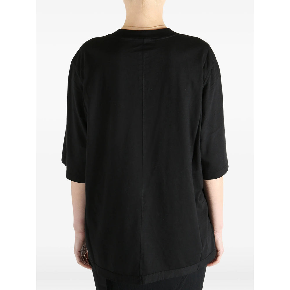 Rick Owens Drkshdw Black Tops - T-Shirts & Jerseys Women RICK OWENS