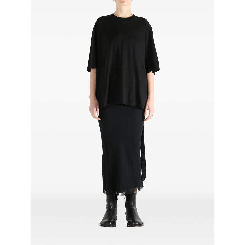 Rick Owens Drkshdw Black Tops - T-Shirts & Jerseys Women RICK OWENS