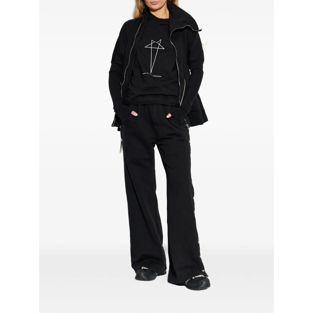 Rick Owens Drkshdw Black Tops - Sweatshirts Women RICK OWENS