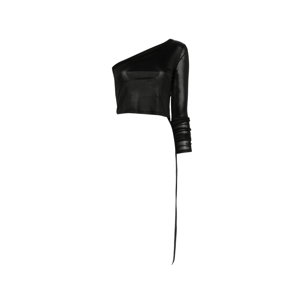 Rick Owens Drkshdw Black Tops - T-Shirts & Jerseys Women RICK OWENS