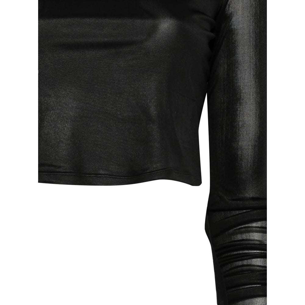 Rick Owens Drkshdw Black Tops - T-Shirts & Jerseys Women RICK OWENS