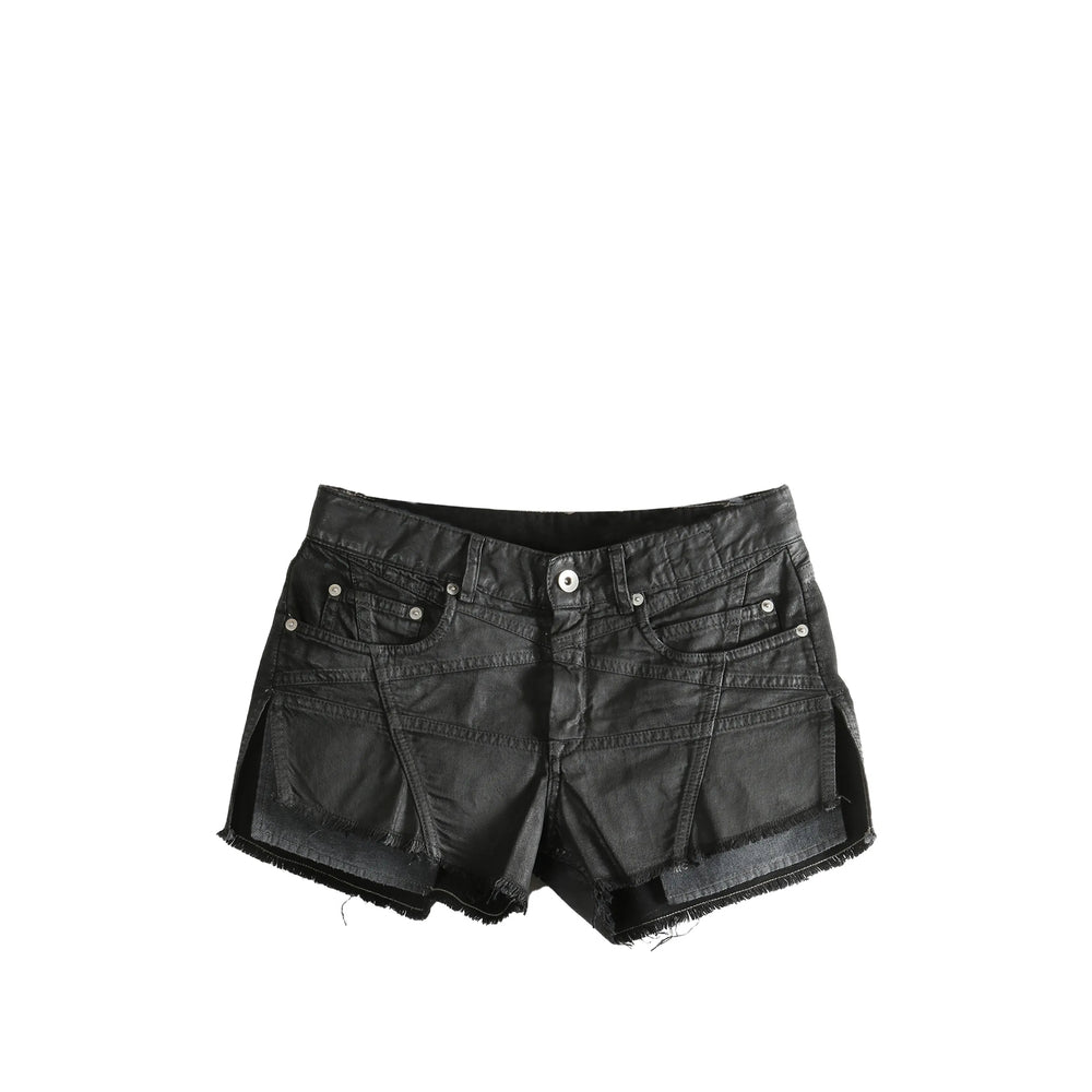 Rick Owens Drkshdw Black Shorts - Short Shorts Women RICK OWENS