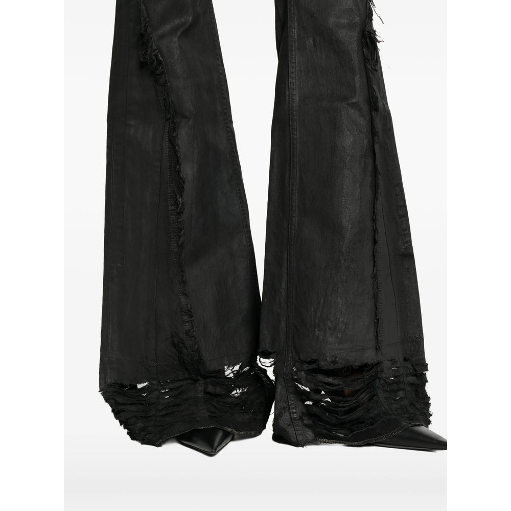 Rick Owens Drkshdw Black Denim - Bootcut Jeans Women RICK OWENS