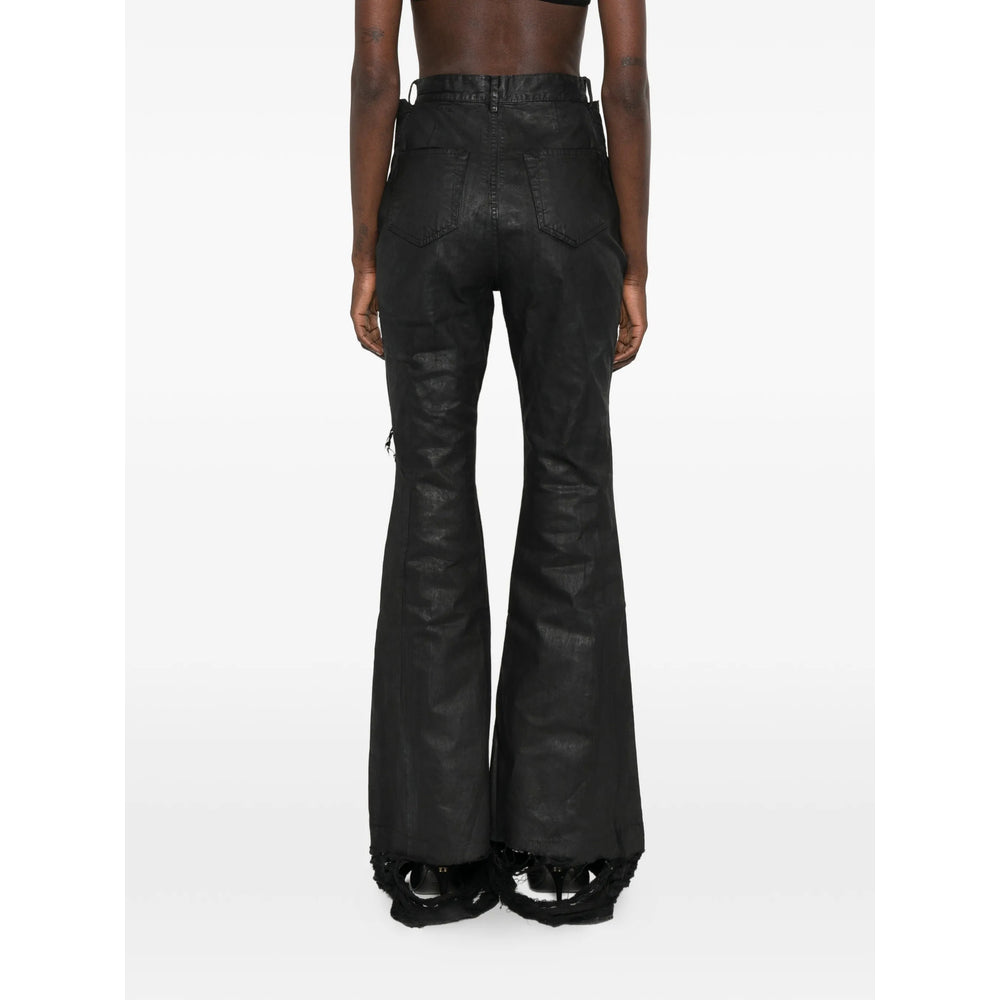 Rick Owens Drkshdw Black Denim - Bootcut Jeans Women RICK OWENS