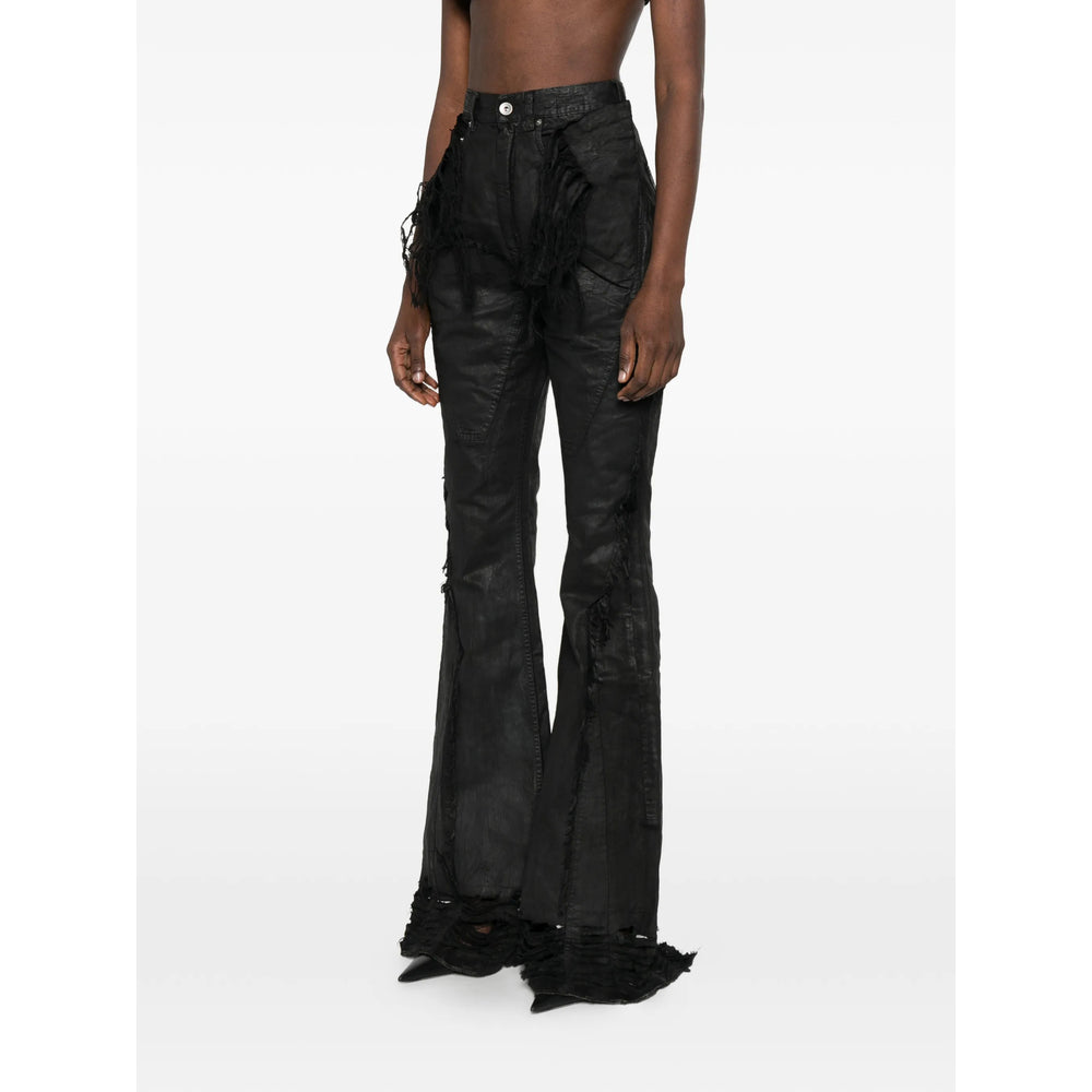 Rick Owens Drkshdw Black Denim - Bootcut Jeans Women RICK OWENS