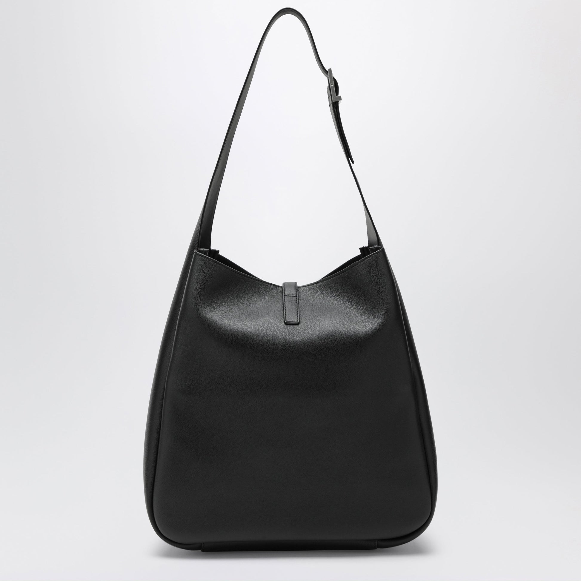 Saint Laurent Large Le 5 Ã  7 Bag In Hammered Calfskin, Black Women SAINT LAURENT
