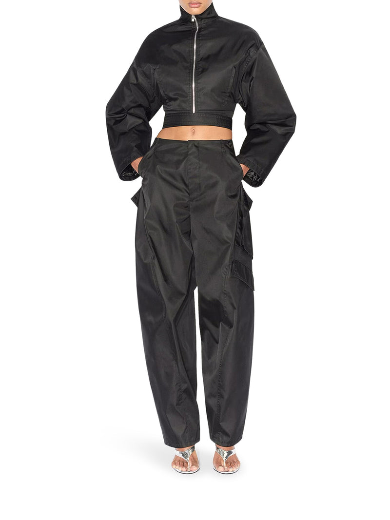 Alaia Women Taffeta Cargo Pants ALAIA