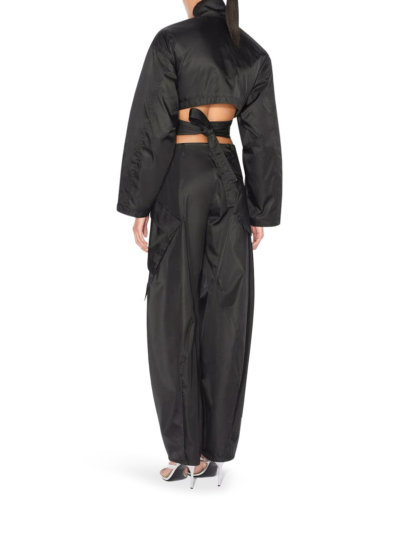 Alaia Women Taffeta Cargo Pants ALAIA