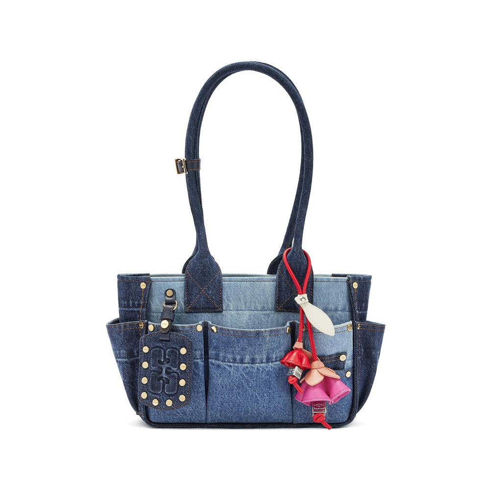Ganni Blue Shoulder Bags Women GANNI