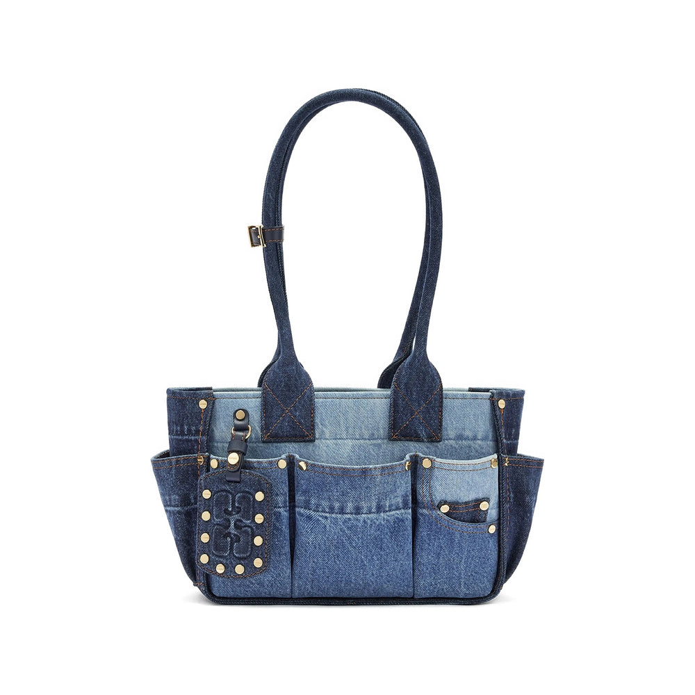 Ganni Blue Shoulder Bags Women GANNI
