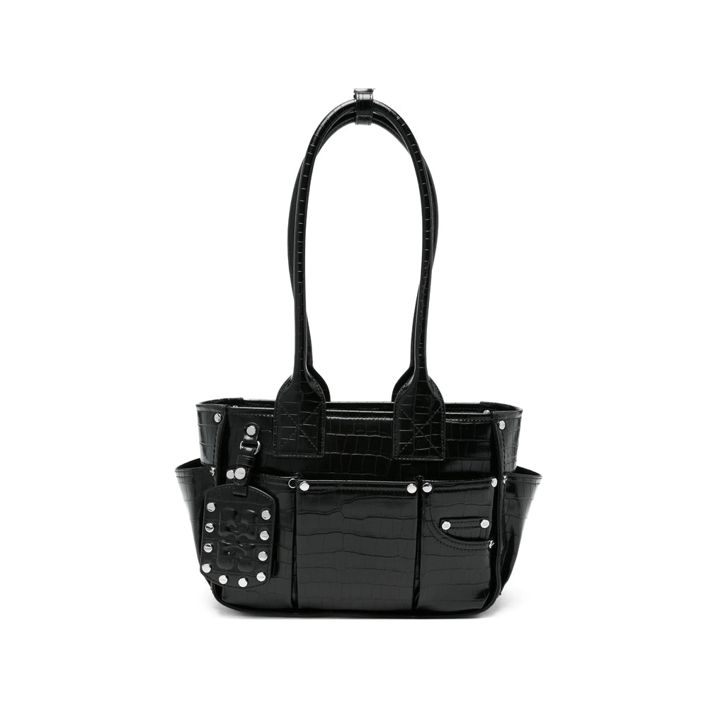 Ganni Black Tote Bags Women GANNI