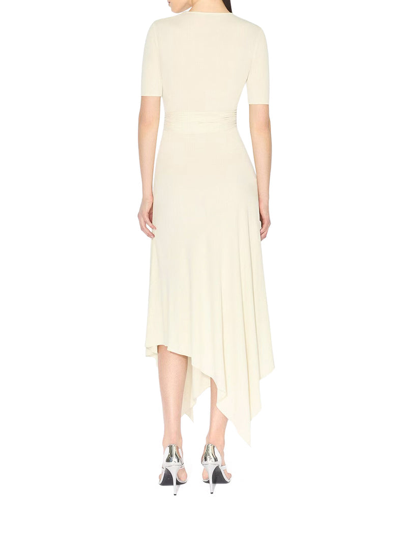 Alaia Women Jersey Dress With Belt ALAIA