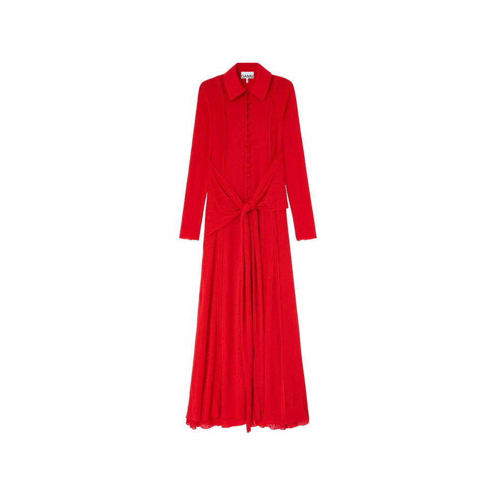 Ganni Red Dresses - Day Dresses Women GANNI