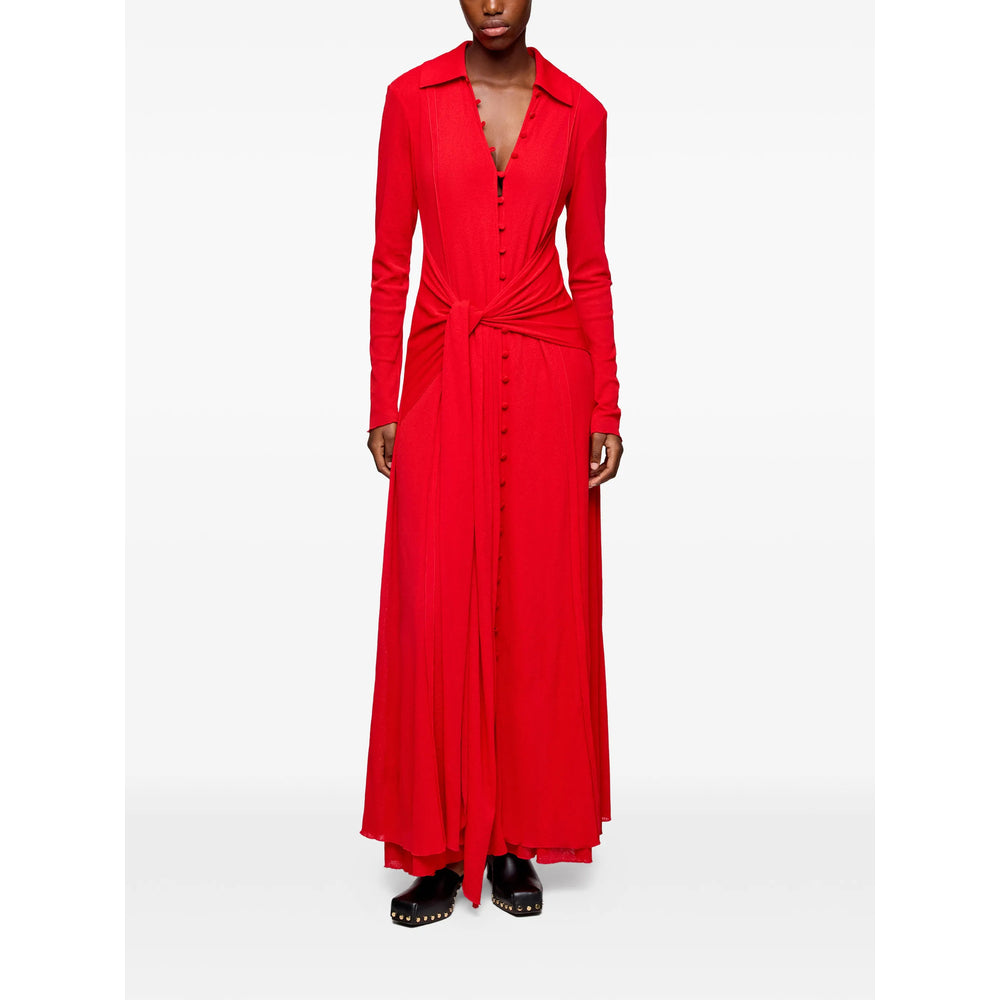Ganni Red Dresses - Day Dresses Women GANNI
