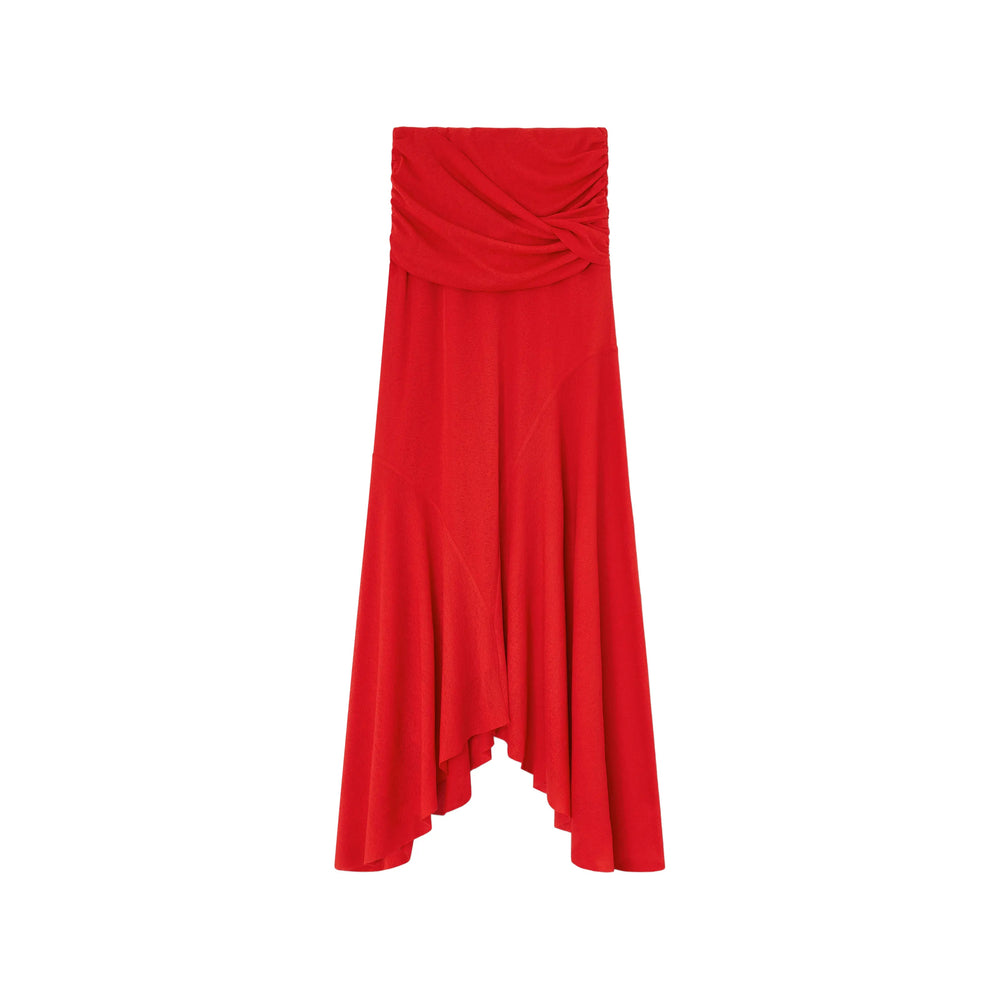 Ganni Red Skirts - Asymmetric & Draped Skirts Women GANNI