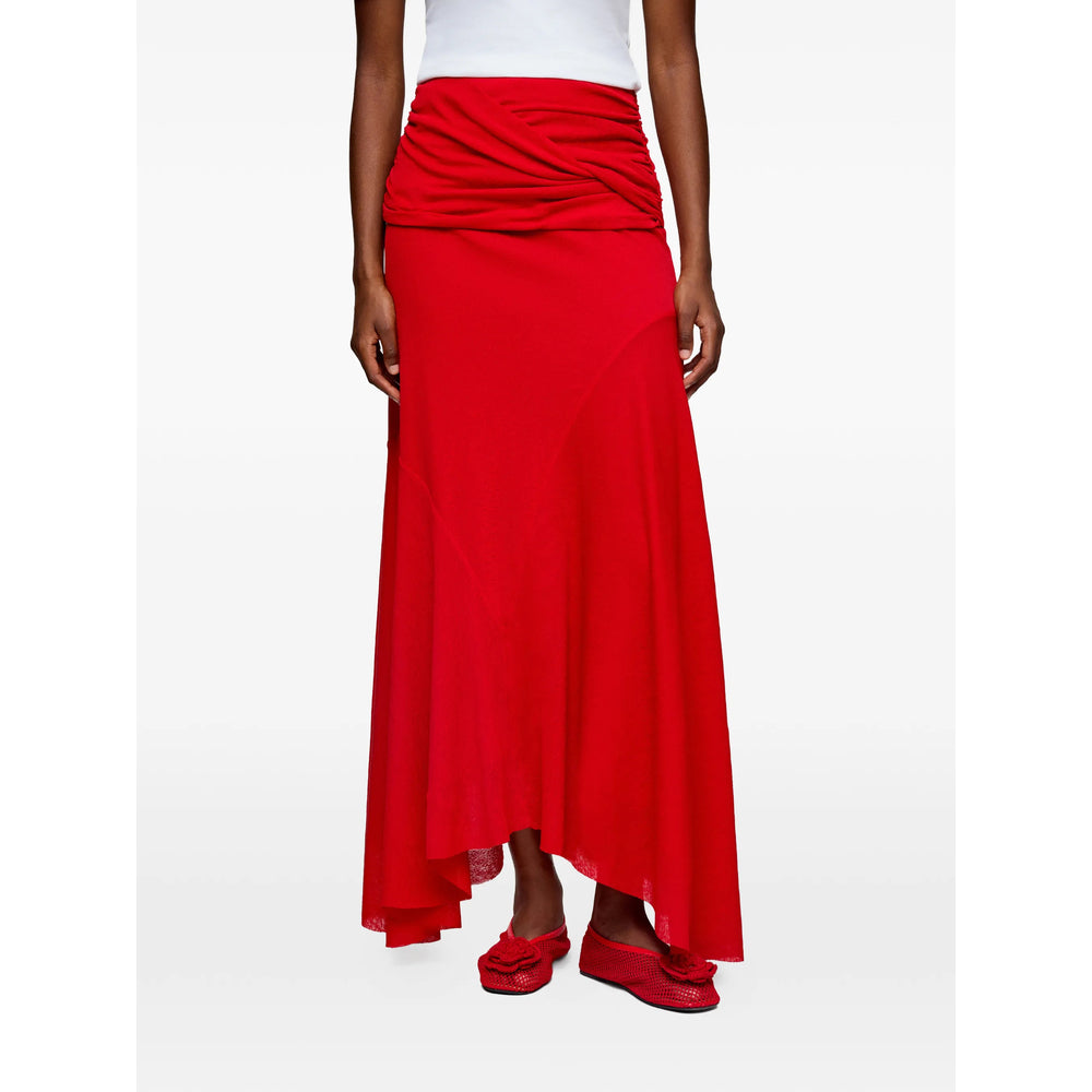 Ganni Red Skirts - Asymmetric & Draped Skirts Women GANNI